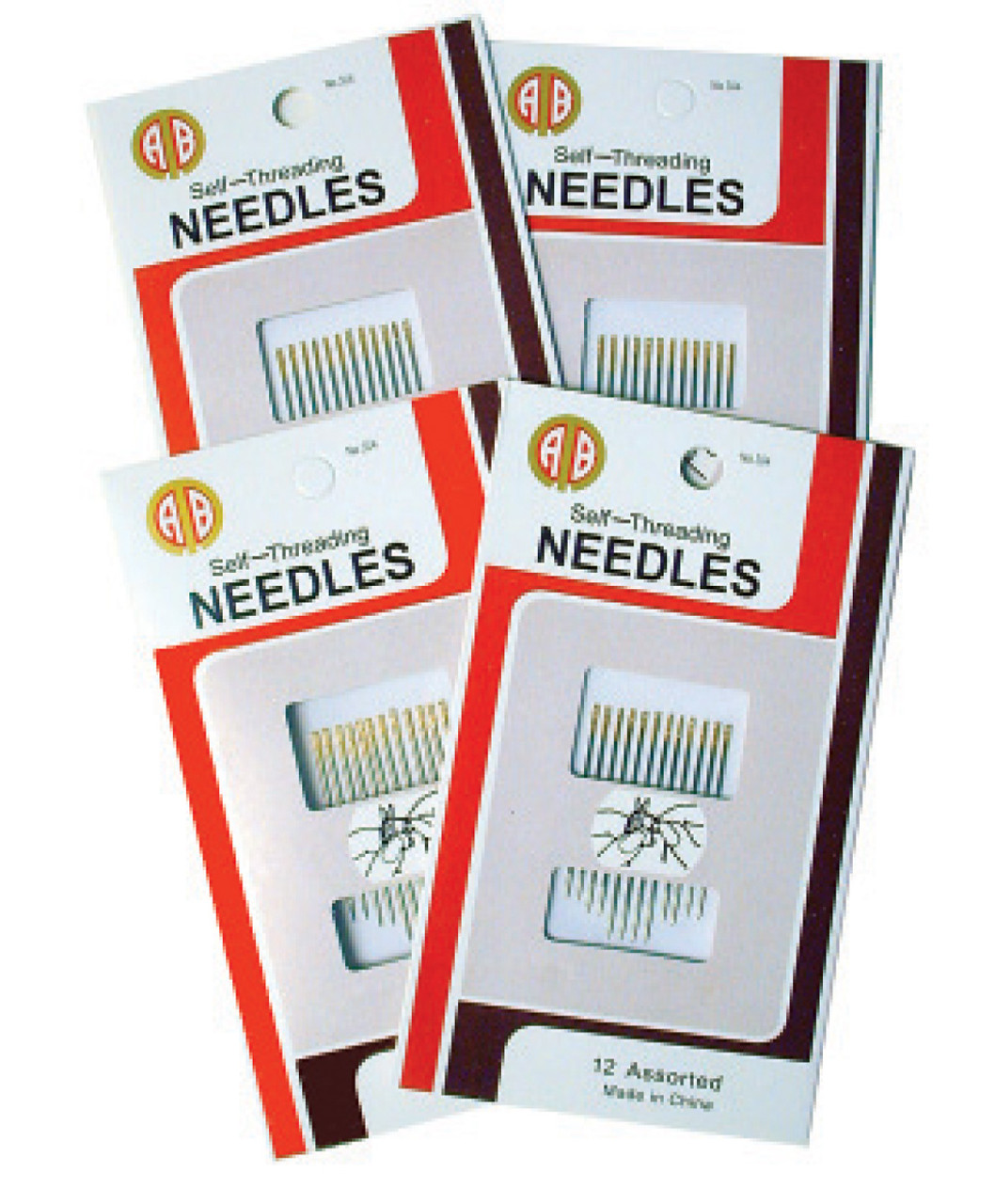 Self Threading Sewing Machine Needles # 80 (5pk)